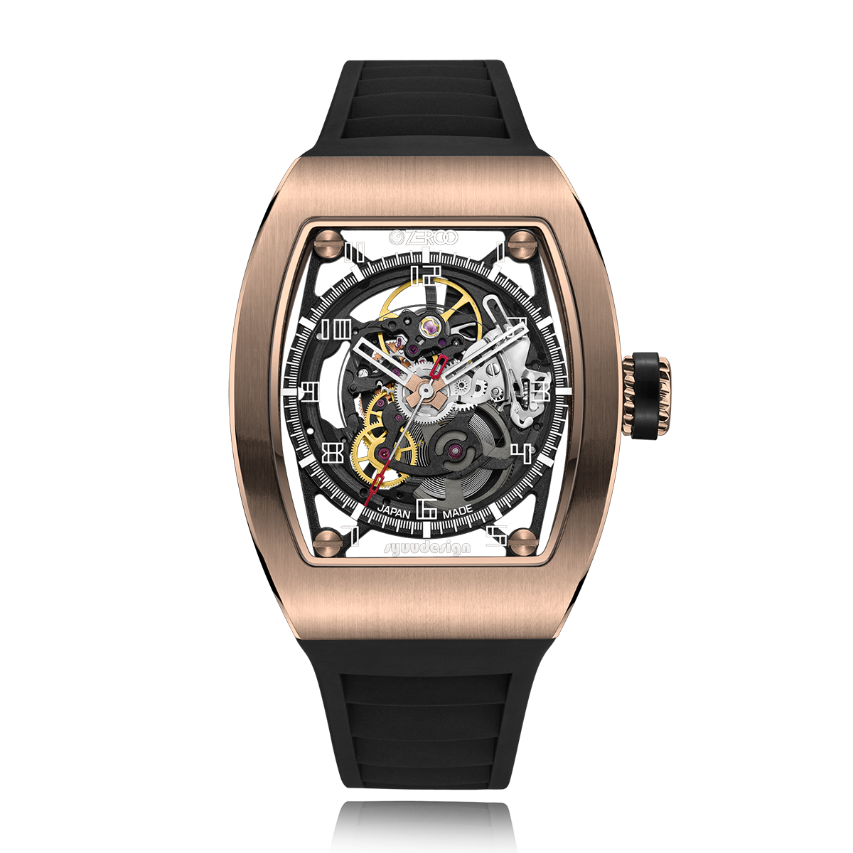 Zeroo-Time-Watch-M2-The-Subaru-ZM002BBK-Rose-Gold-and-Black-1